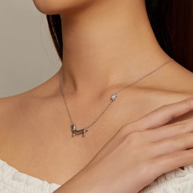 (bild till) Pandora-stil Taxhalsband - SCN501 - View 5