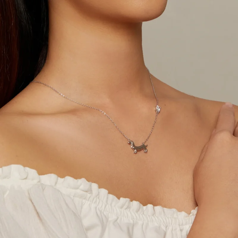 (bild till) Pandora-stil Taxhalsband - SCN501 - View 6