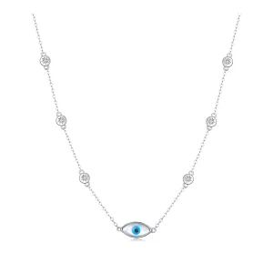 (bild till) Pandora-stil Djävulsöga Halsband - SCN505