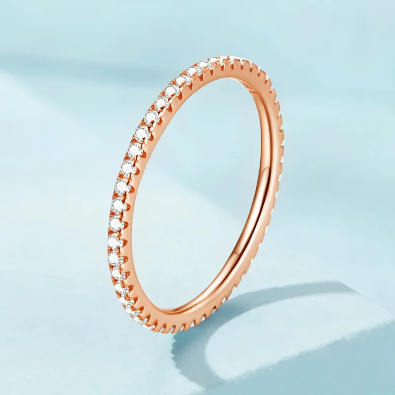(bild till) Pandora-stil Roséguld Mode Älving Ring - SCR066-C - View 2