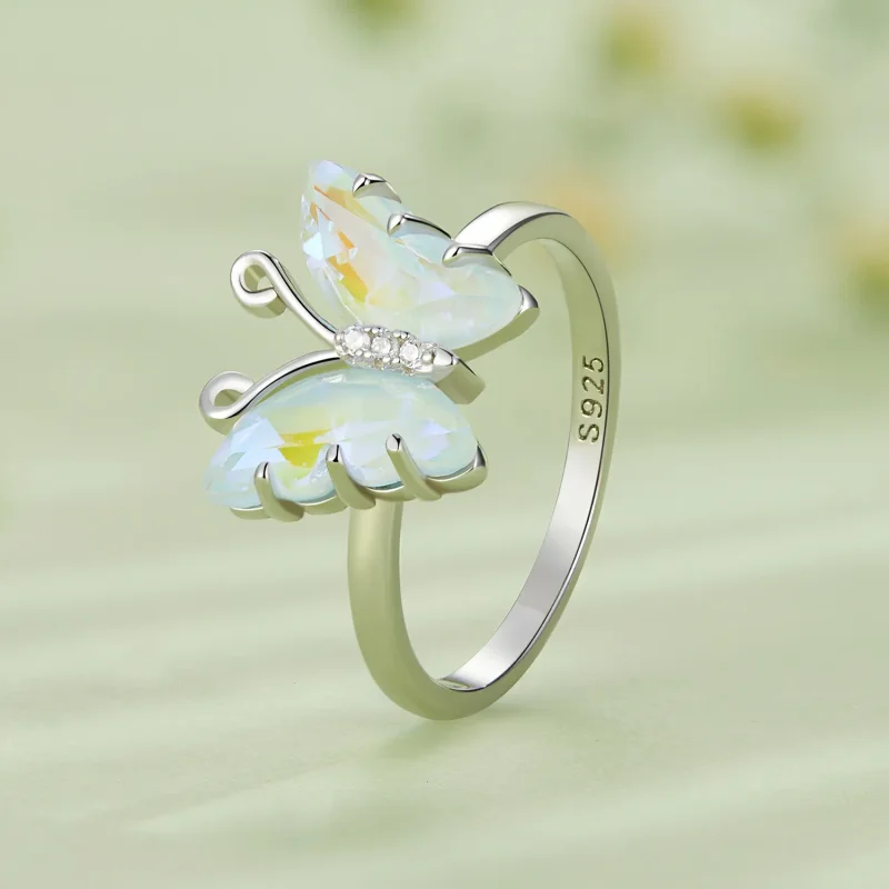 (bild till) Pandora Style Symphony Butterfly Ring - SCR912 - View 2