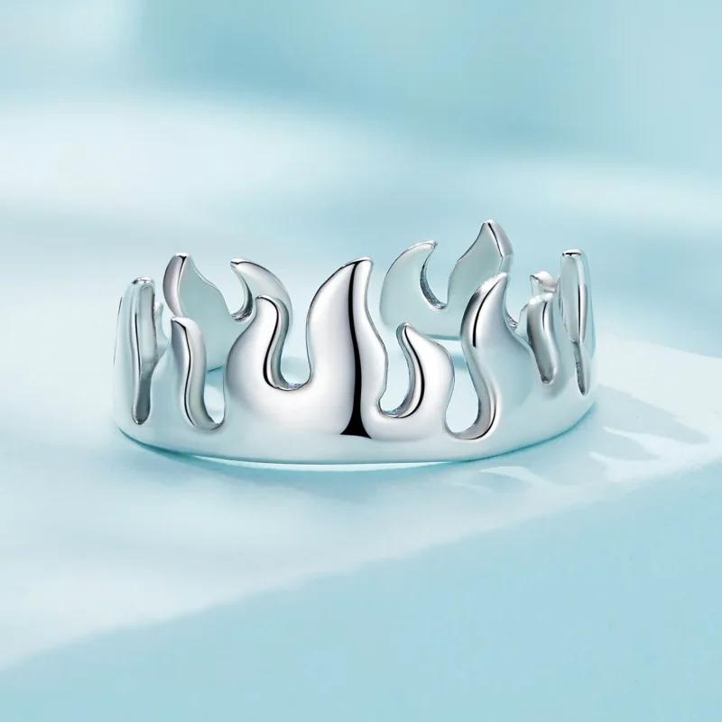 (bild till) Pandora-stil Flamöppen Ring - SCR914 - View 3