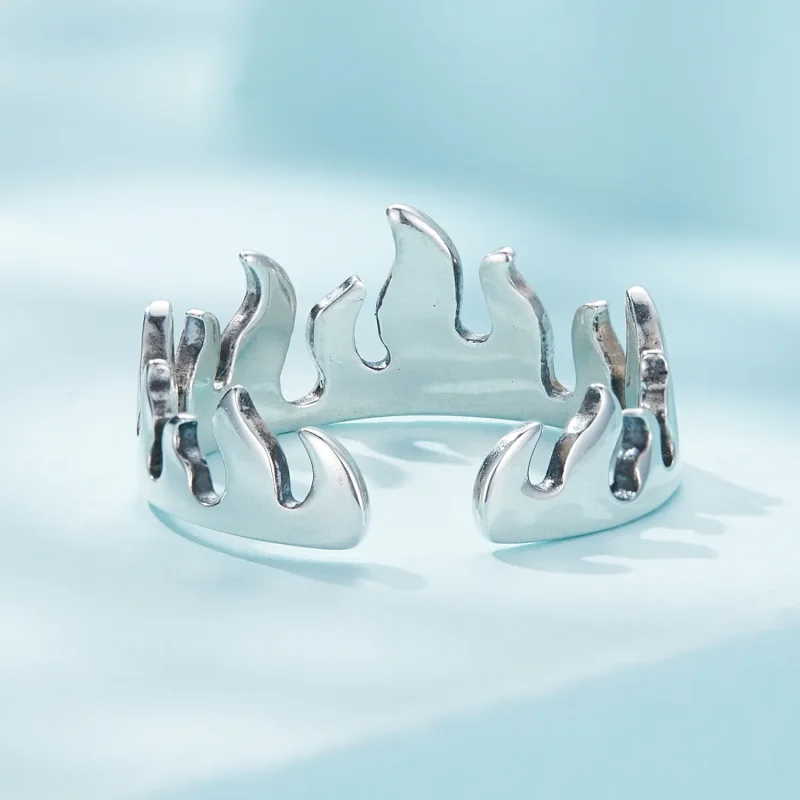 (bild till) Pandora-stil Flamöppen Ring - SCR914 - View 4
