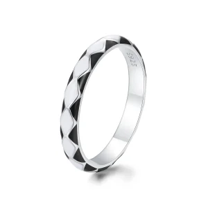 (bild till) Pandora-stil Diamantmönster Ring - SCR943