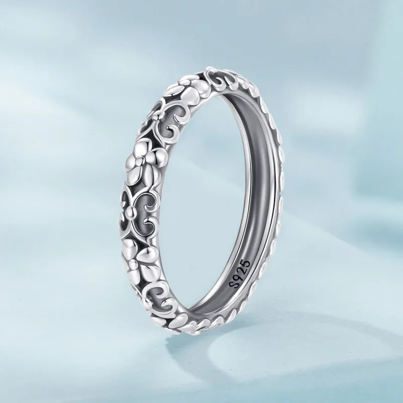 (bild till) Pandora-stil Retro Mönster Ring - SCR958 - View 2