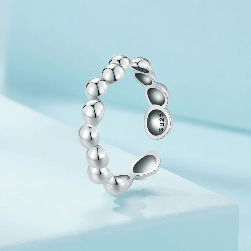 (bild till) Pandora-stil Bubbla Öppen Ring - SCR962-E - View 2