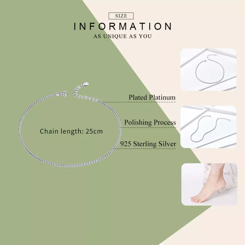 (bild till) Fotled Armband Enkel - Sct002 - View 7