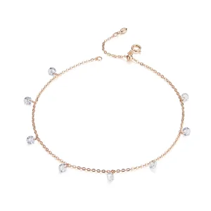 Fotled Armband Ren Cz - Sct015 (bild till) Fotled Armband Ren Cz - Sct015