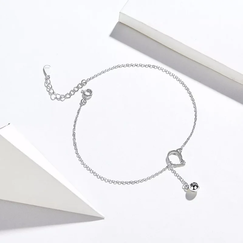 (bild till) Fotled Armband Söt Kattunge & Bell - Sct003 - View 4