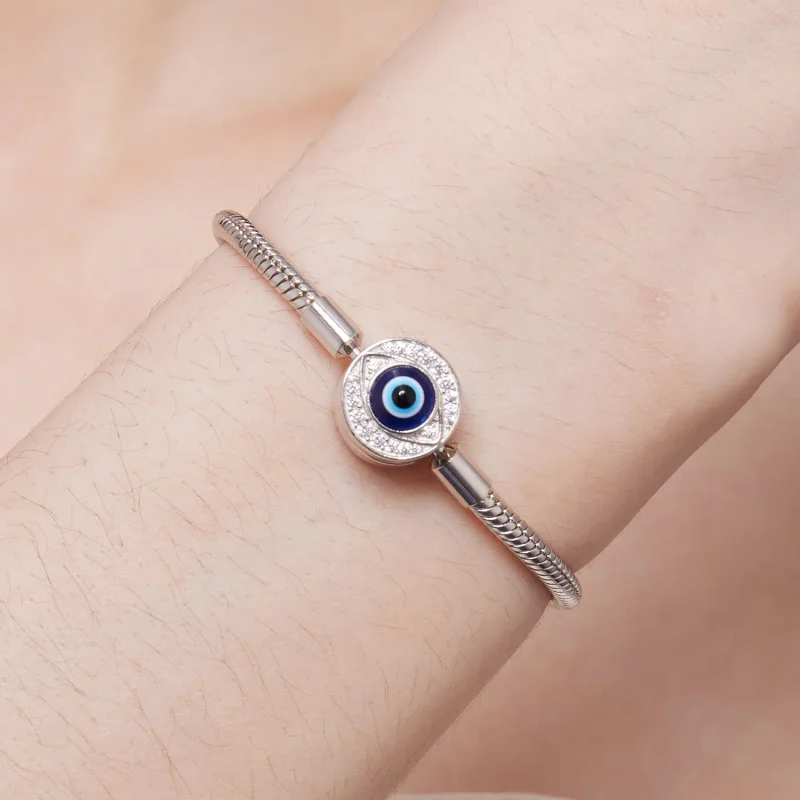 (bild till) Pandora-stil Djävulsöga Basics Kedjearmband - BSB122 - View 5