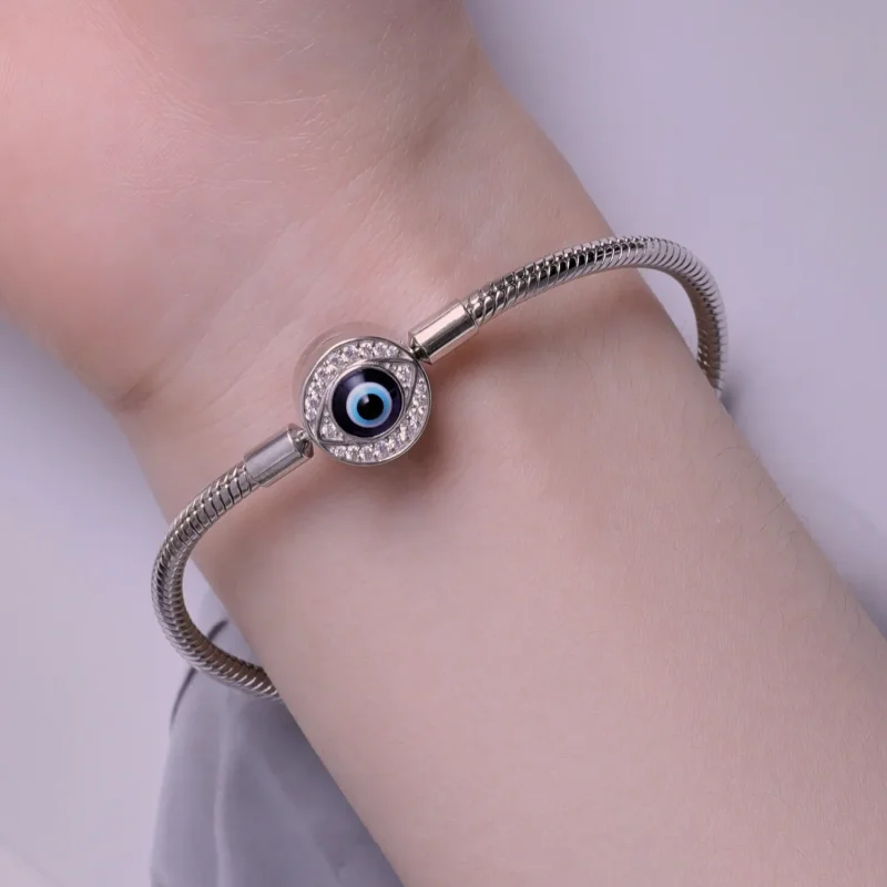 (bild till) Pandora-stil Djävulsöga Basics Kedjearmband - BSB122 - View 6