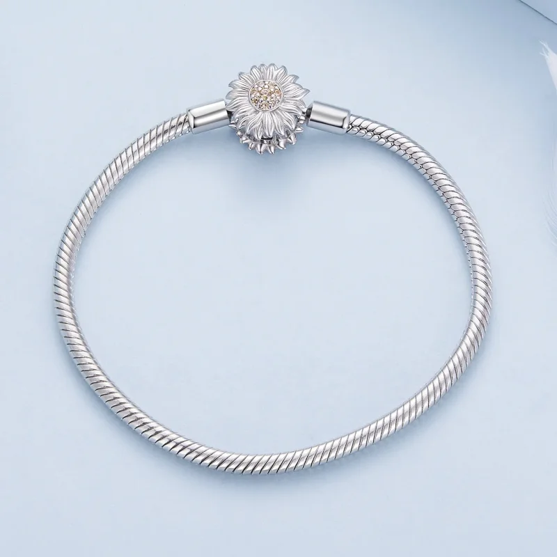 (bild till) Pandora-stil Solros Basics Kedjearmband - BSB123 - View 3