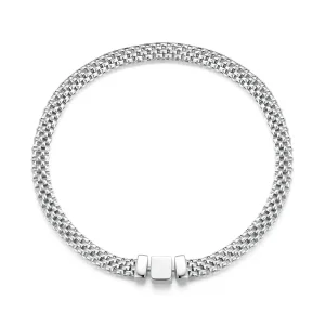 (bild till) Pandora-stil Vävkedjearmband - BSB124