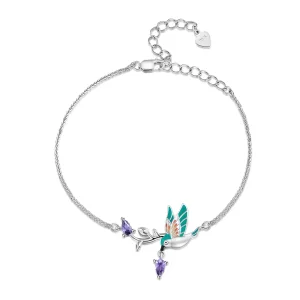 (bild till) Pandora Style Kingfisher Armband - BSB126