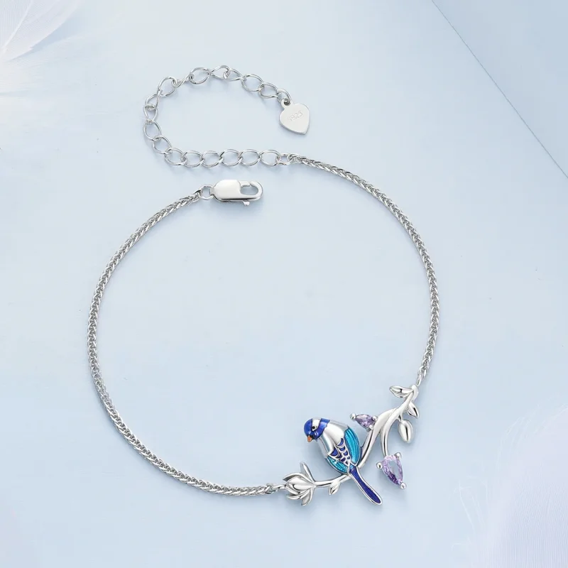 (bild till) Pandora-stil Kingfisher-armband - BSB127 - View 2
