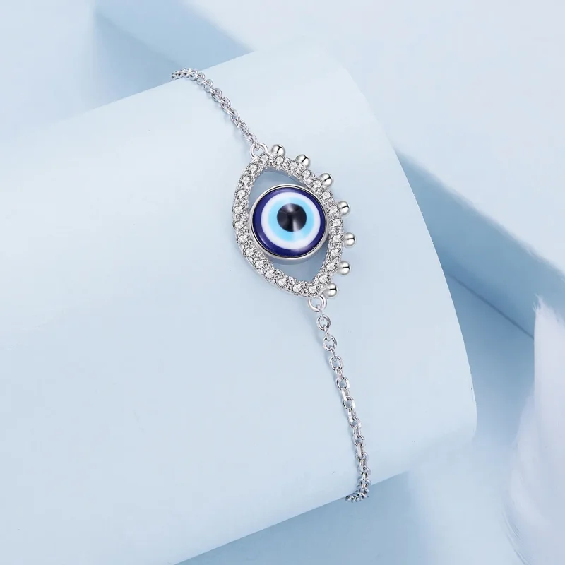 (bild till) Pandora-stil Devil Eye-armband - BSB129 - View 2
