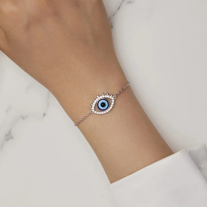 (bild till) Pandora-stil Devil Eye-armband - BSB129 - View 7