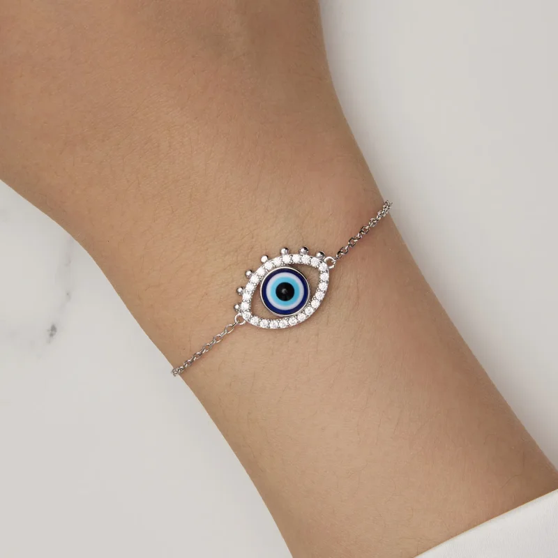 (bild till) Pandora-stil Devil Eye-armband - BSB129 - View 8