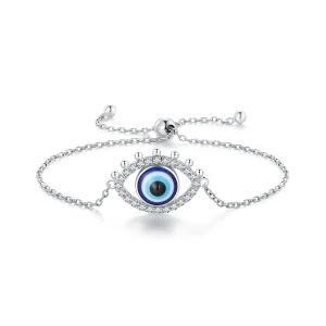 (bild till) Pandora-stil Devil Eye-armband - BSB129