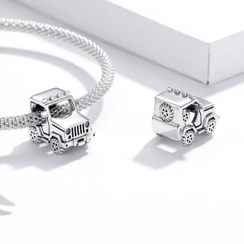 (bild till) Pandora-stil Jeep-charm - BSC382 - View 4