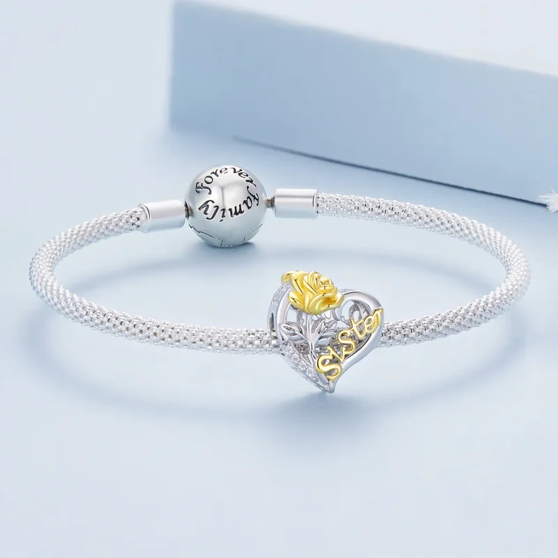 (bild till) Pandora Style Sisters Charm - BSC841 - View 5