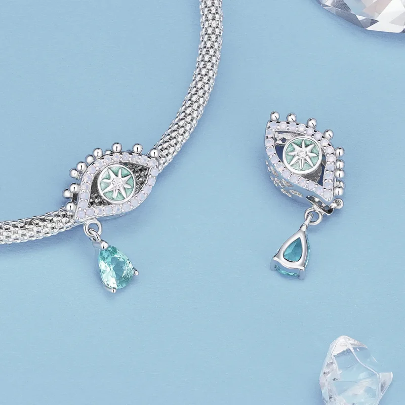 (bild till) Pandora-stil Djefla Öga Charm - BSC856 - View 4