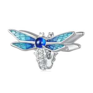 (bild till) Pandora-stil Delikat Trollslända Charm - BSC859