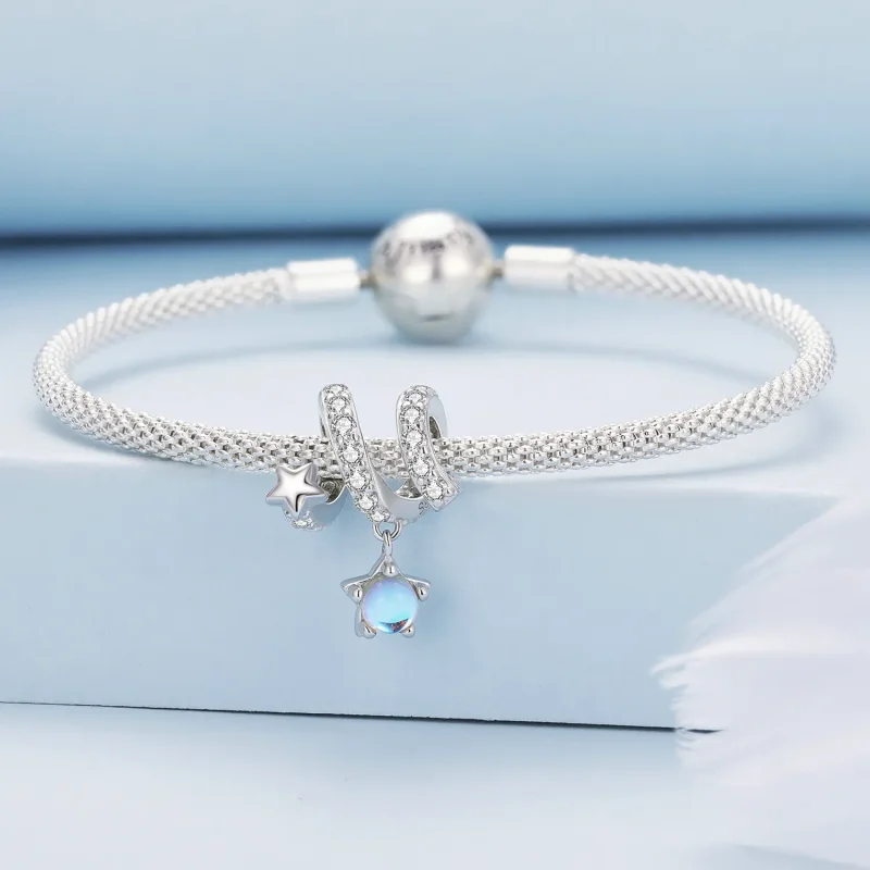 (bild till) Pandora-stil Meteorregn Charm - BSC861 - View 3