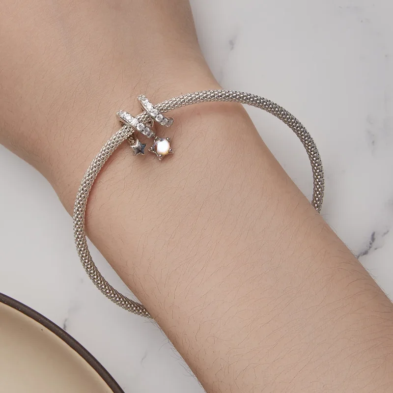 (bild till) Pandora-stil Meteorregn Charm - BSC861 - View 5