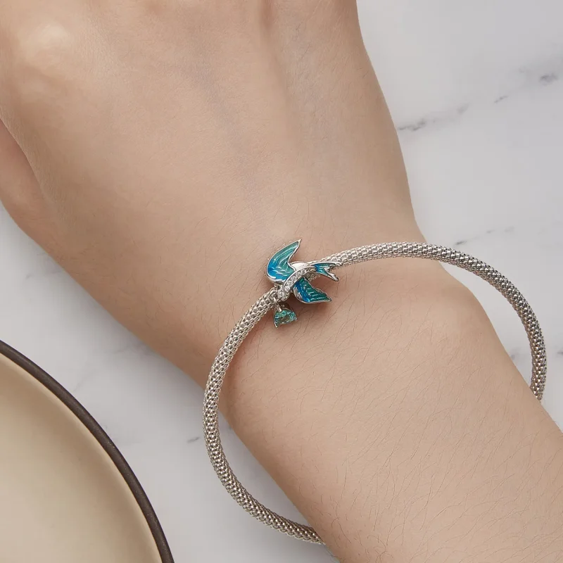 (bild till) Pandora-stil Svala Charm - BSC865 - View 6