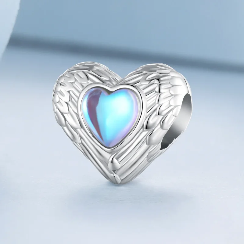 (bild till) Pandora-stil Hjärtats Vakt Charm - BSC867 - View 2