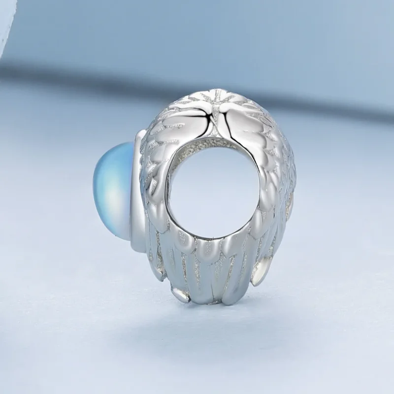 (bild till) Pandora-stil Hjärtats Vakt Charm - BSC867 - View 3