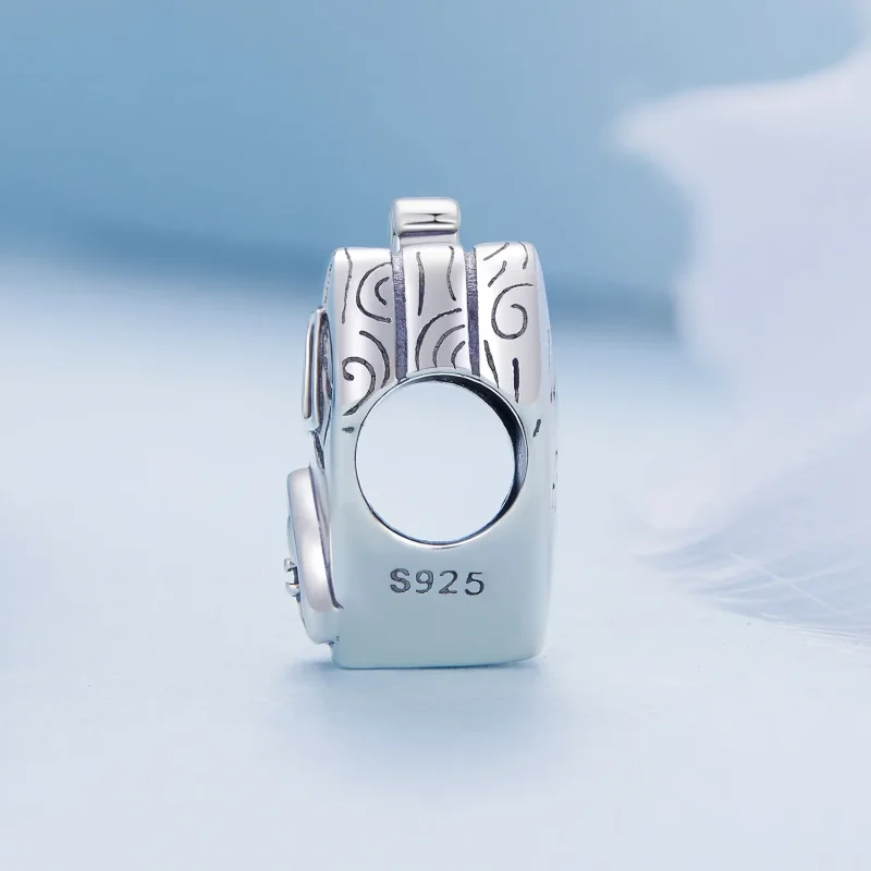 (bild till) Pandora-stil Hjärtformad Hus Charm - BSC871 - View 3