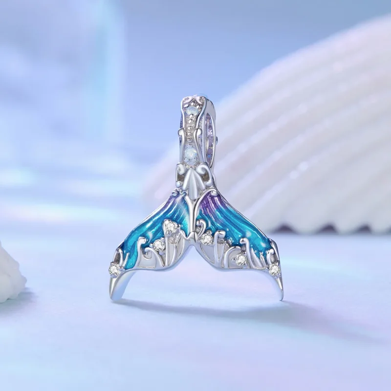 (bild till) Pandora-stil Sirenhalecharm - BSC876 - View 2