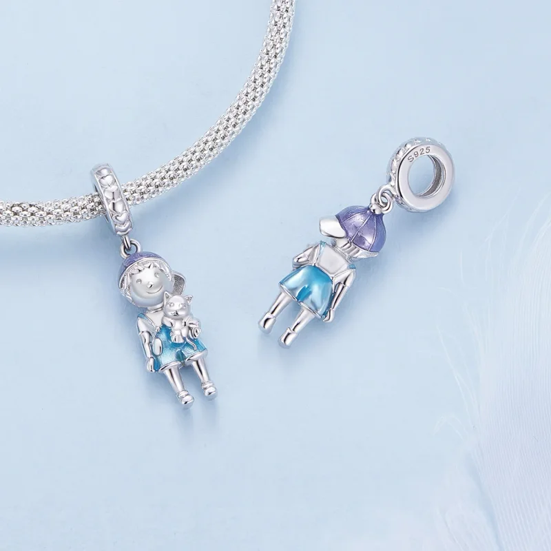 (bild till) Pandora-stil Little Boy-pendant - BSC877 - View 4
