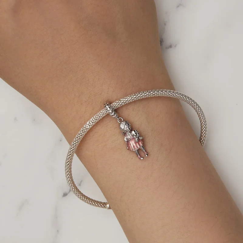 (bild till) Pandora-stil Little Girl Hängecharm - BSC878 - View 6