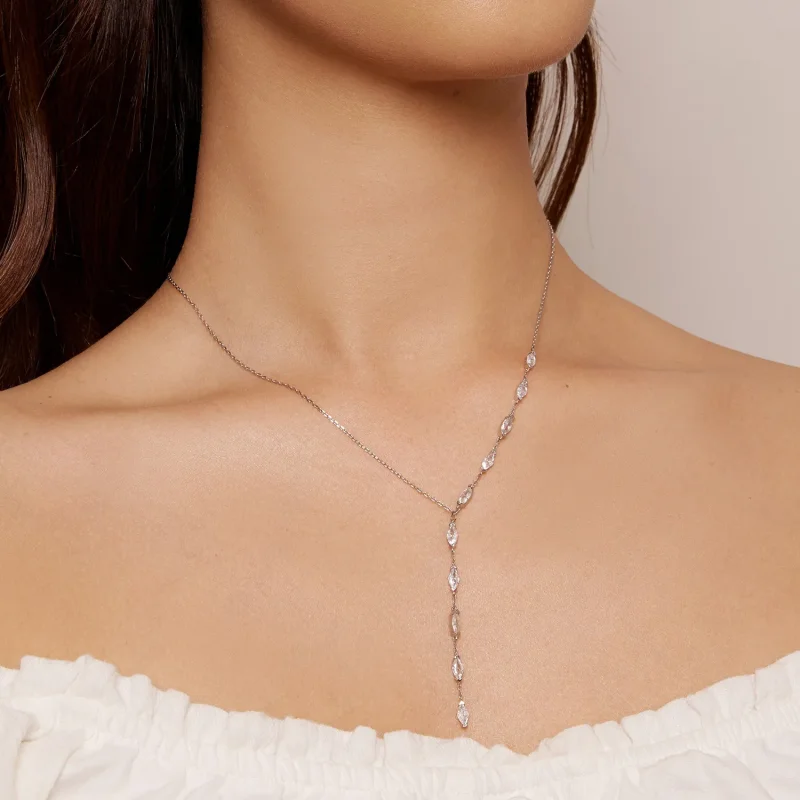 (bild till) Pandora-stil Y-formad kedjehalsband - BSN330 - View 5