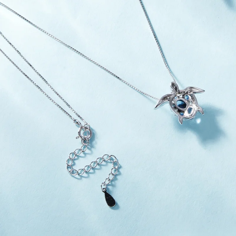 (bild till) Pandora-stil Halsband med Havssköldpadda - BSN331 - View 4