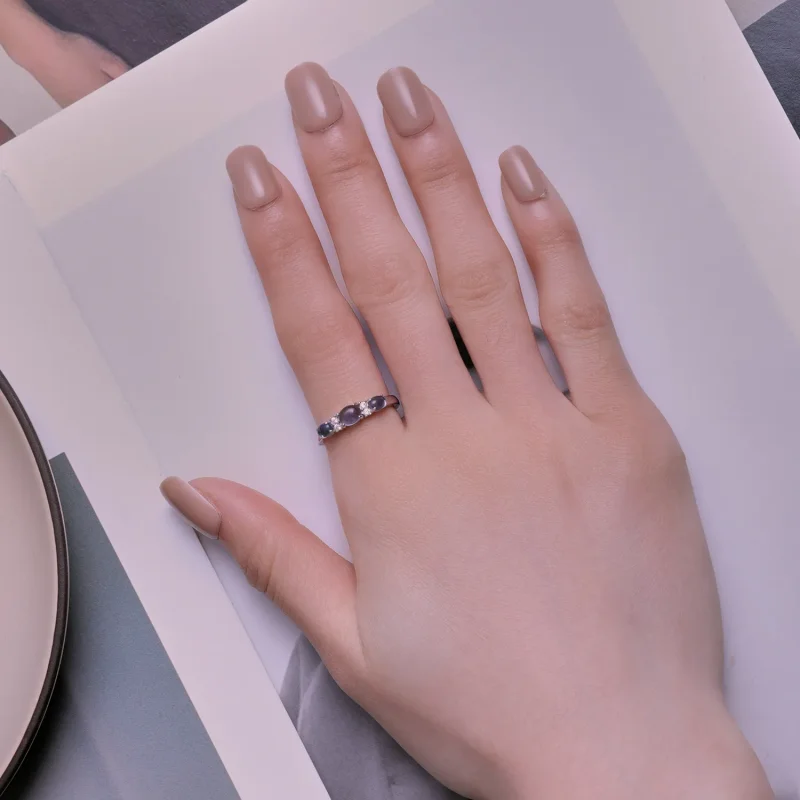 (bild till) Pandora Style 3 Stenar Ring - BSR427 - View 4