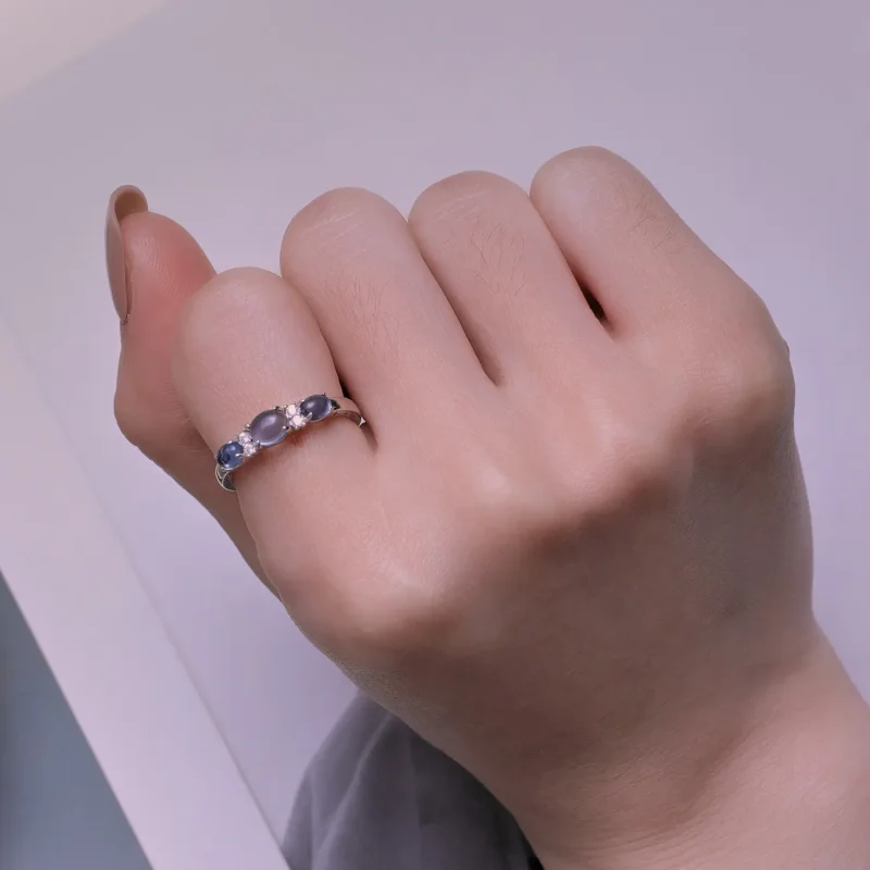 (bild till) Pandora Style 3 Stenar Ring - BSR427 - View 5