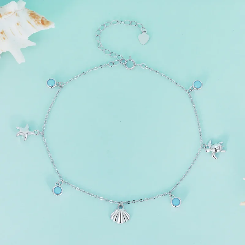 (bild till) Pandora Style Summer Ocean fotkedja - BST006 - View 2