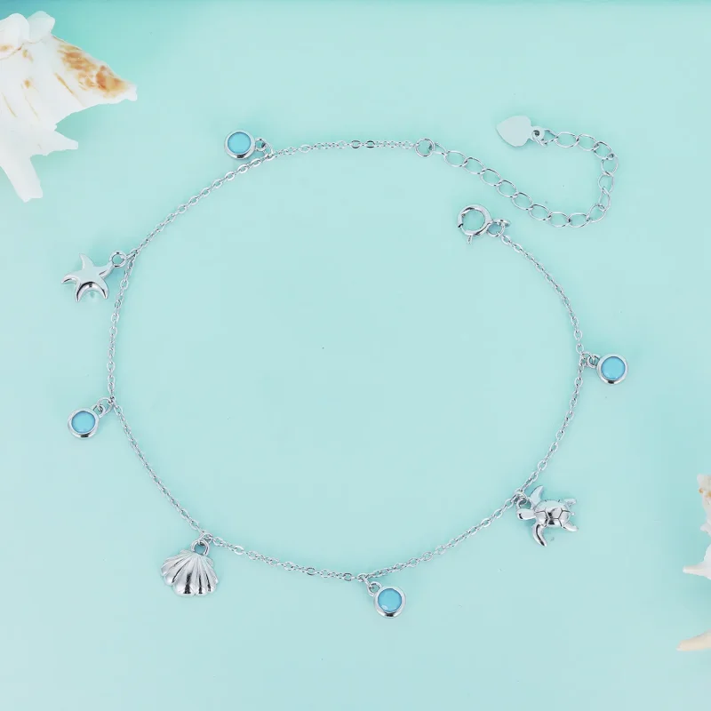(bild till) Pandora Style Summer Ocean fotkedja - BST006 - View 3