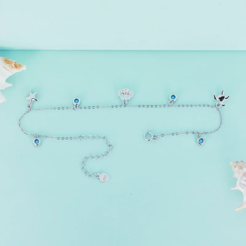 (bild till) Pandora Style Summer Ocean fotkedja - BST006 - View 4