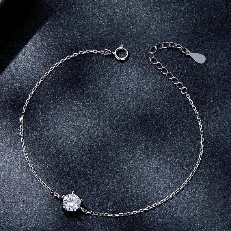 (bild till) Pandora-stil Glittrande Moissanite Armband - MSB001 - View 3
