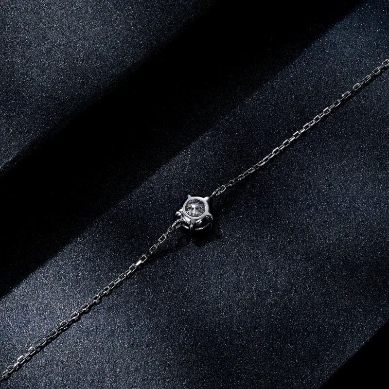 (bild till) Pandora-stil Glittrande Moissanite Armband - MSB001 - View 4