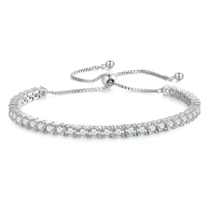 (bild till) Pandora-stil Fin Moissanite Armband - MSB005