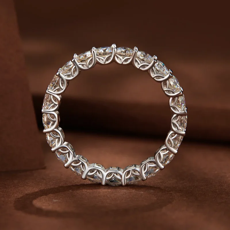 (bild till) Pandora-stil Fin Moissanitring - MSR029 - View 4
