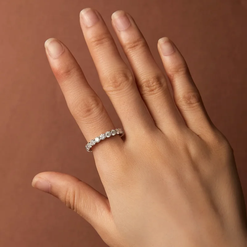 (bild till) Pandora-stil Fin Moissanitring - MSR029 - View 6
