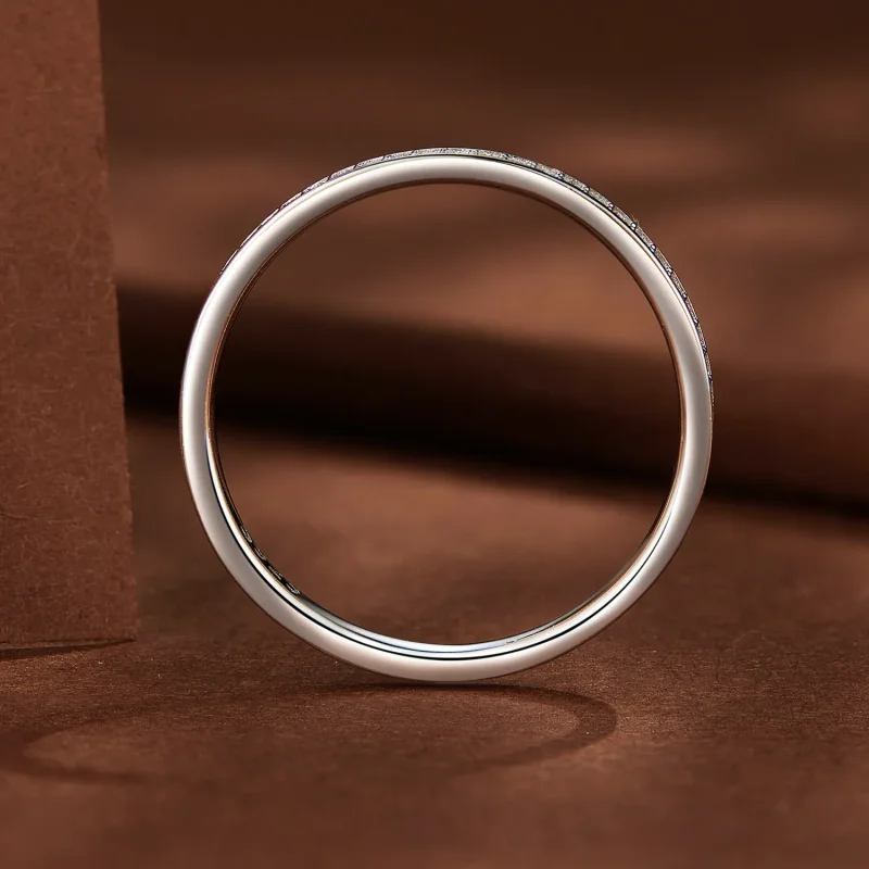 (bild till) Pandora-stil Infattad Moissanitring - MSR030 - View 4