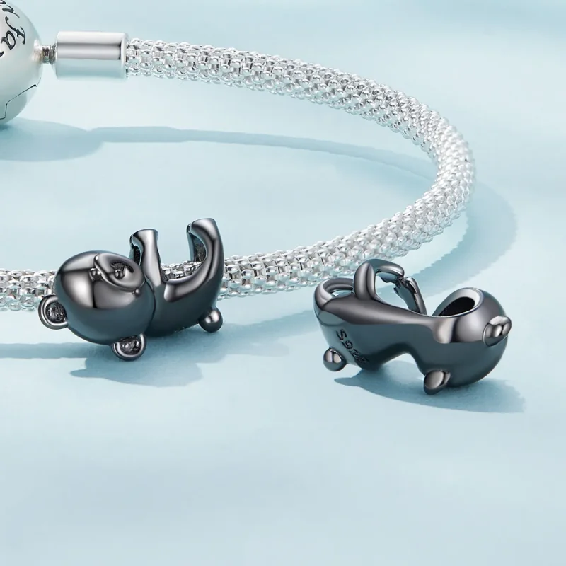 (bild till) Pandora-stil Little Bear-charm – SCC2508 - View 4